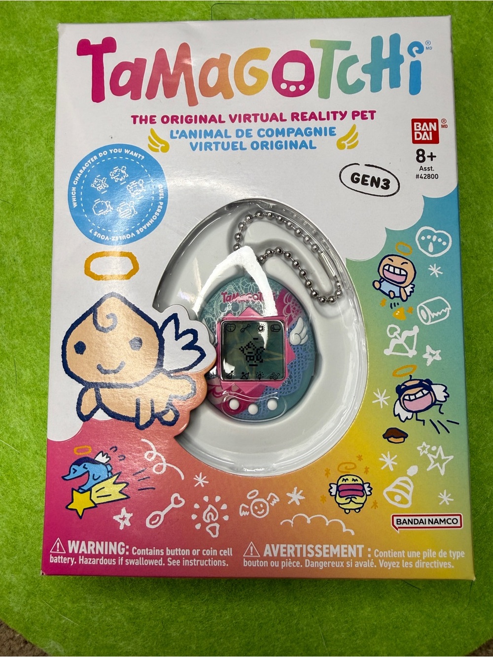 Tamagotchi Gen3 Virtual Pet - Pink/White